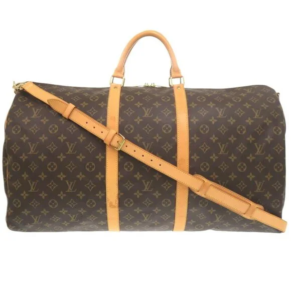 LOUIS VUITTON Authentic Brown Monogram Boston Bag - Picture 2 of 11